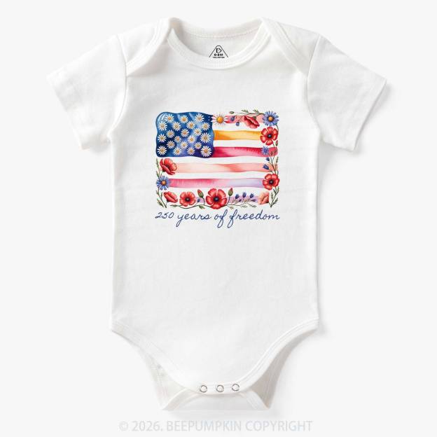 250 Years of Freedom Patriotic Bodysuit