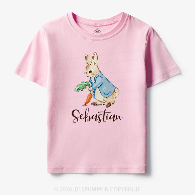 Personalized Little Bunny & Carrot Club Toddler&Kid's Tees