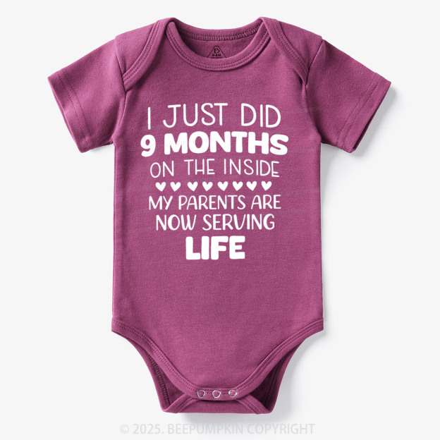 I Just Did 9 Months On The Inside Bodysuit Beepumpkin 7