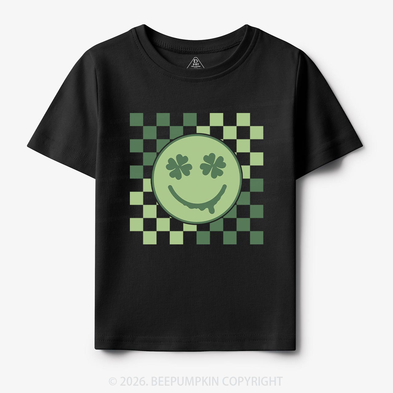 Retro Clover St.Patricks Day Toddler&Kid's Tees Beepumpkin