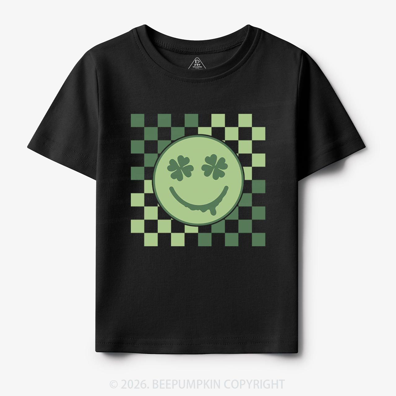 Retro Clover St.Patricks Day Toddler&Kid's Tees Beepumpkin
