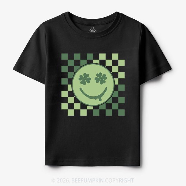 Retro Clover St.Patricks Day Toddler&Kid's Tees Beepumpkin