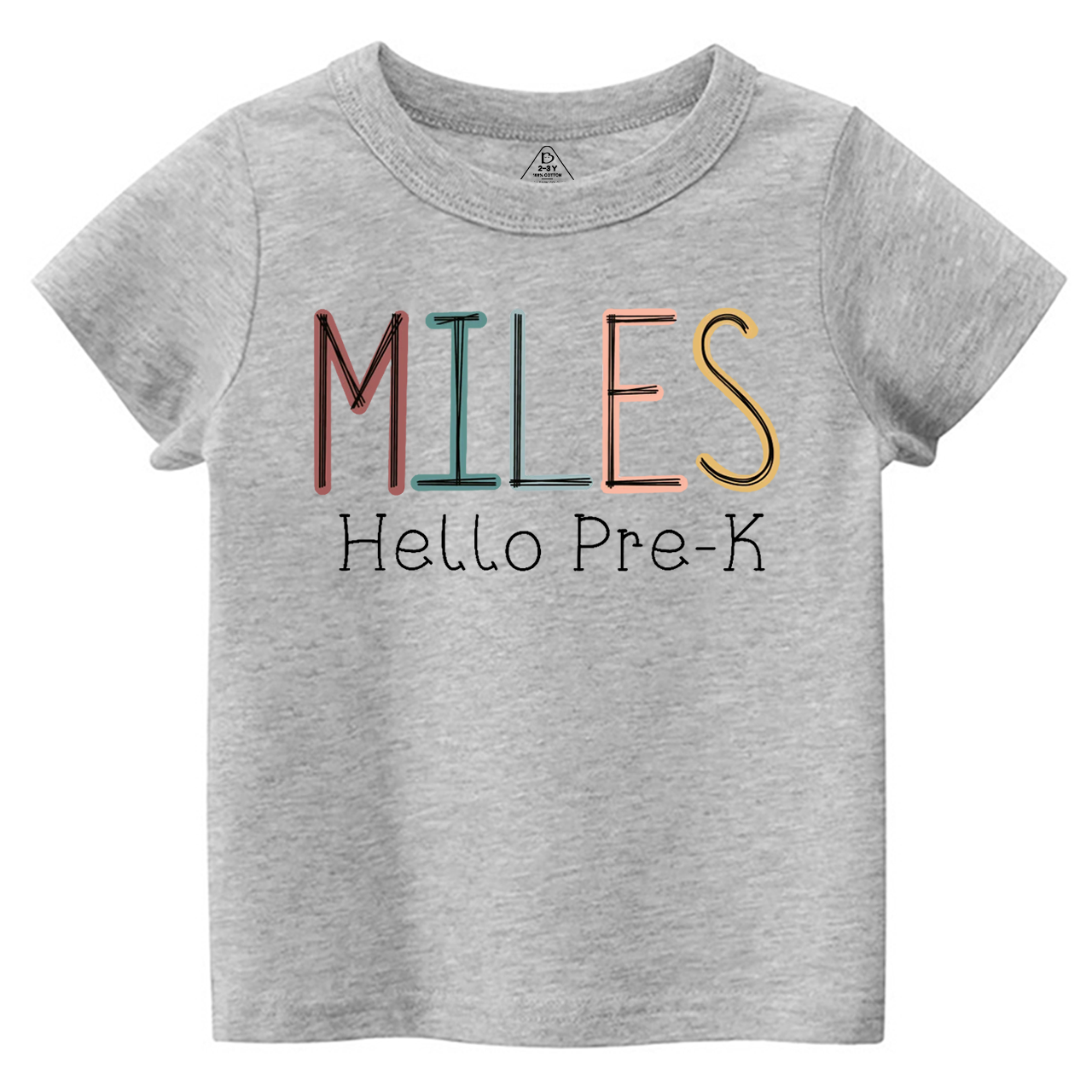 Personalized Name Back To School Toddler&Kid's Tees Beepumpkin 