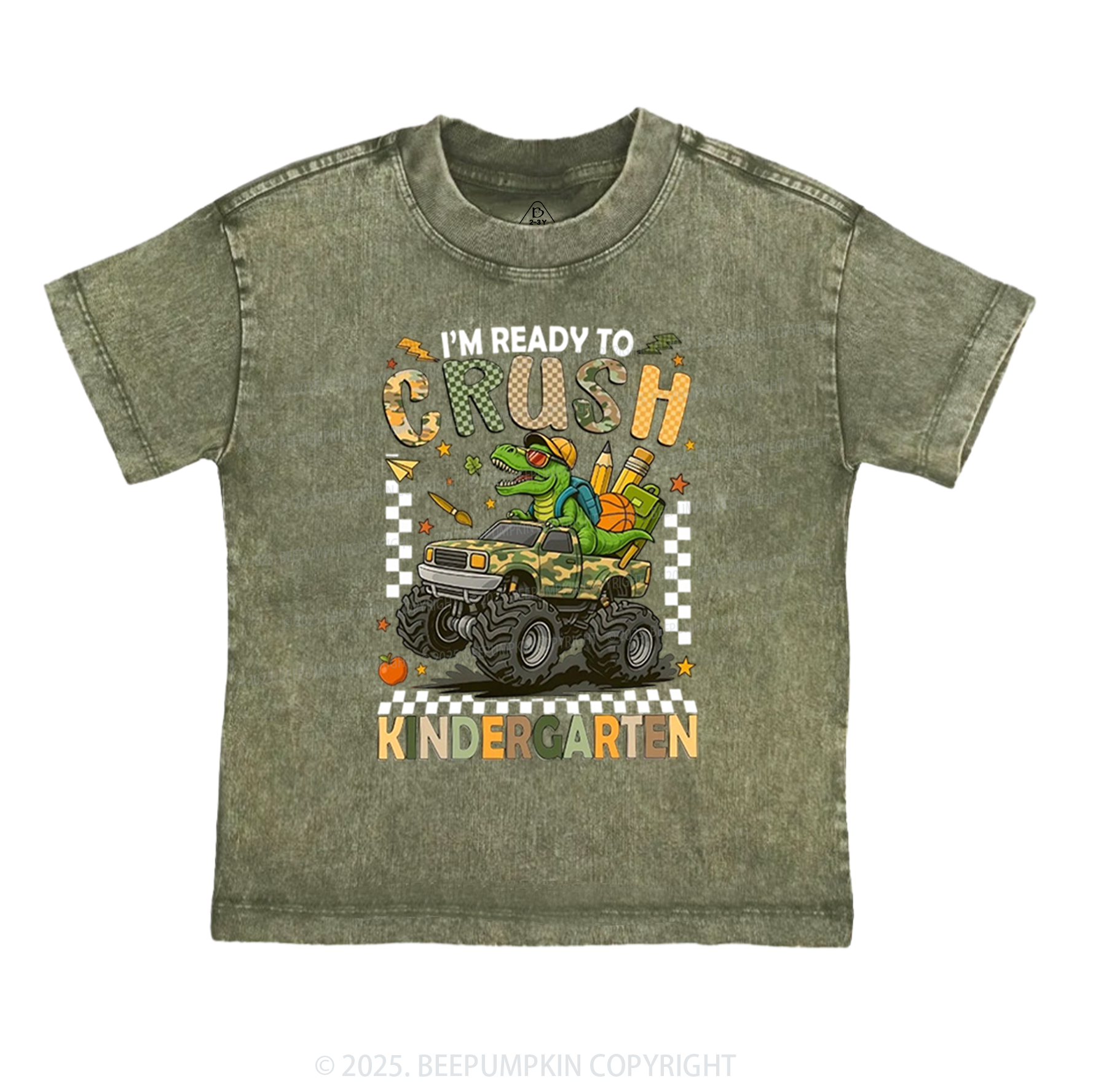Personalized I’m Ready To Crush Toddler&Kids Washed Tees