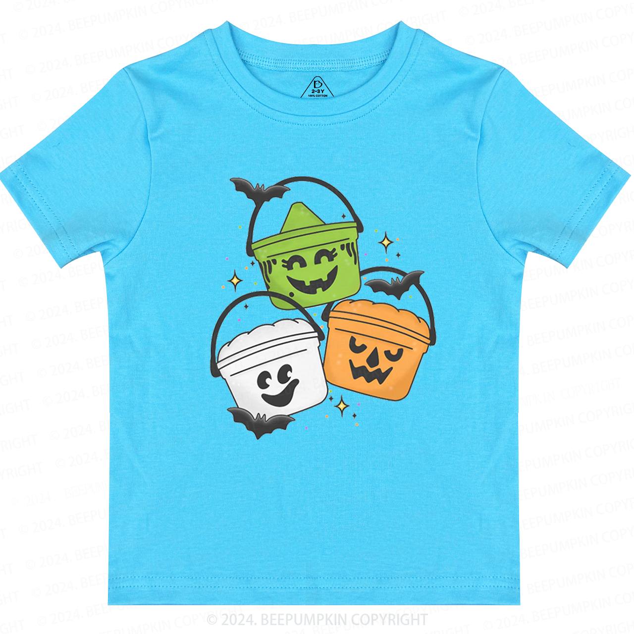 Vintage Halloween Happy Meal Bucket Toddler&Kids Tees 