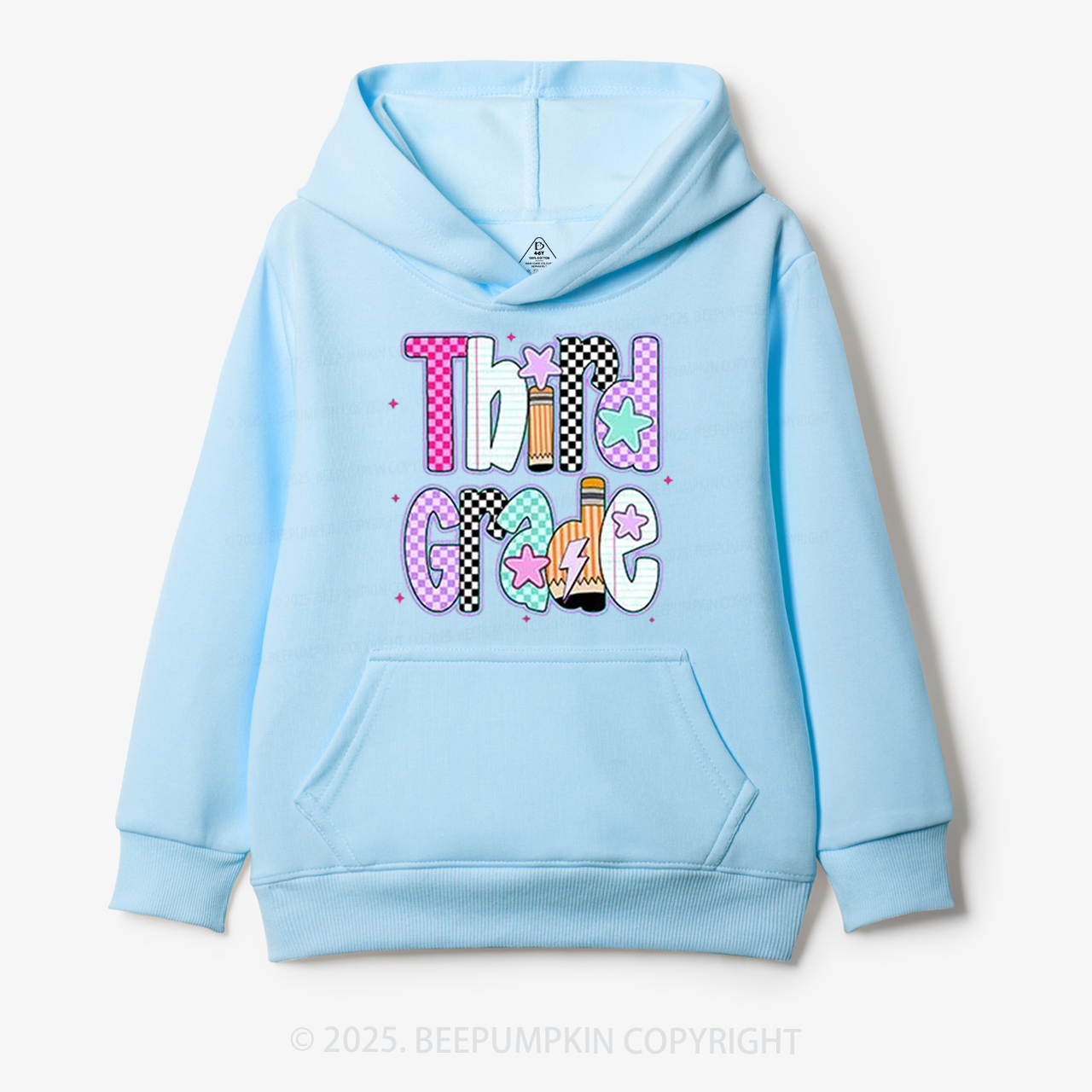 Personalized Purple Aura Grade Kid's Hoodies Beepumpkin