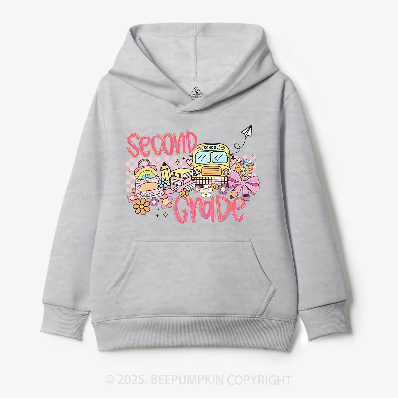 Personalized Happy School Journey Kid's Hoodies Beepumpkin