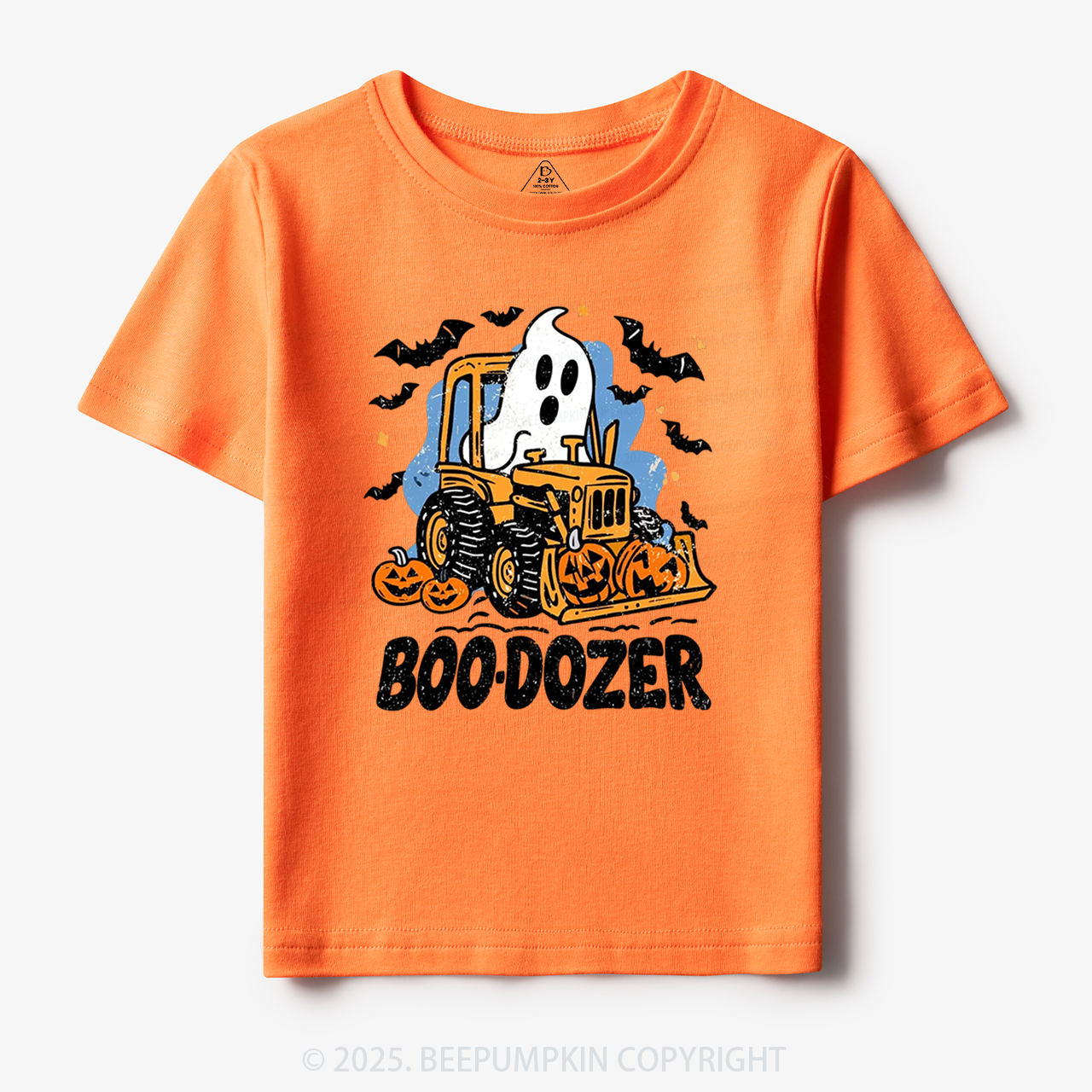 Personalized Halloween Cute Ghost and Pumpkin Toddler&Kid's Tees Beepumpkin Sale-Beepumpkin™