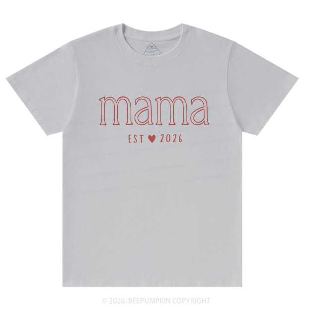 Personalized Year New Mom Gift Tee