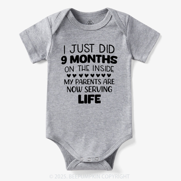I Just Did 9 Months On The Inside Bodysuit Beepumpkin 7