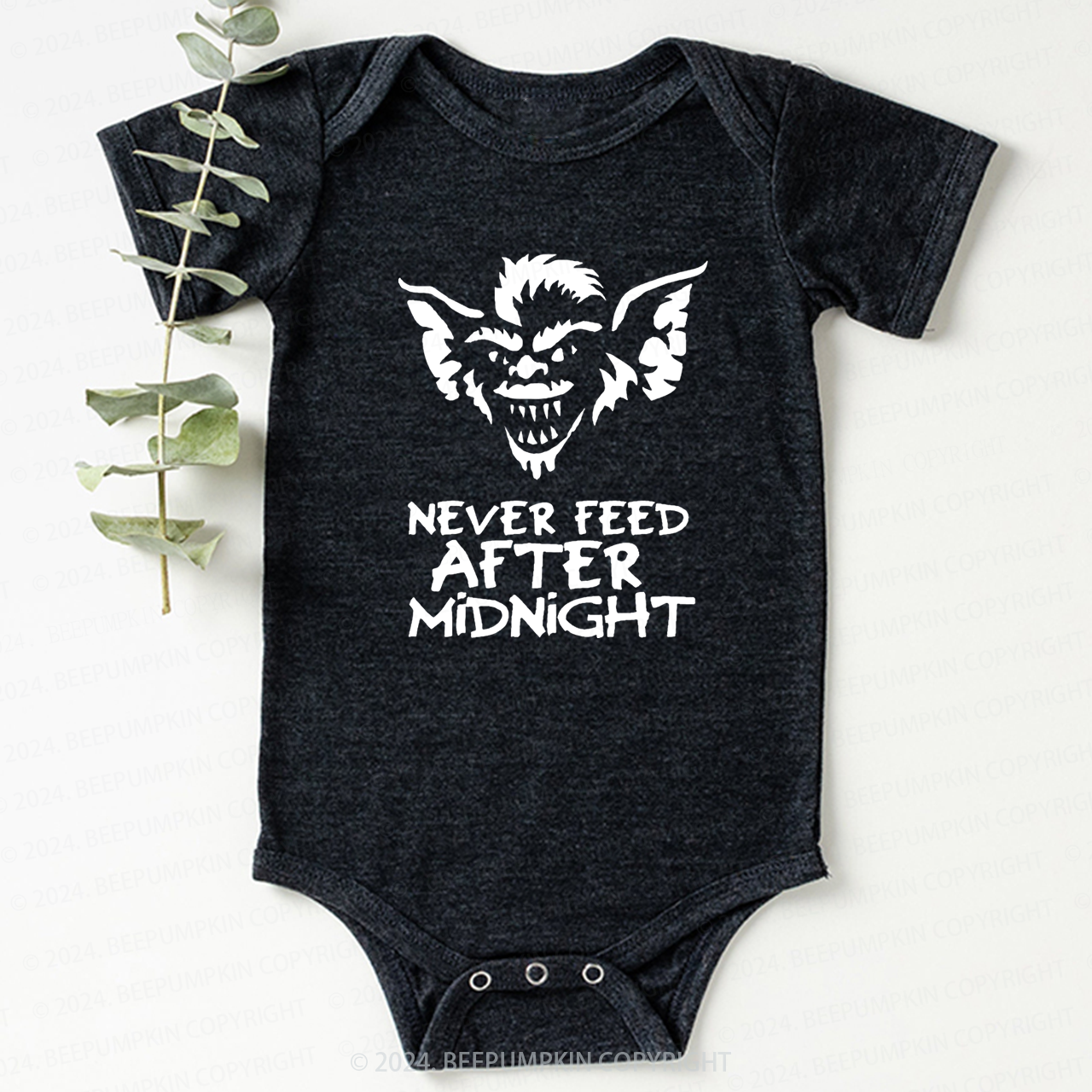 Never Feed After Midnigh Bodysuit For Baby 7