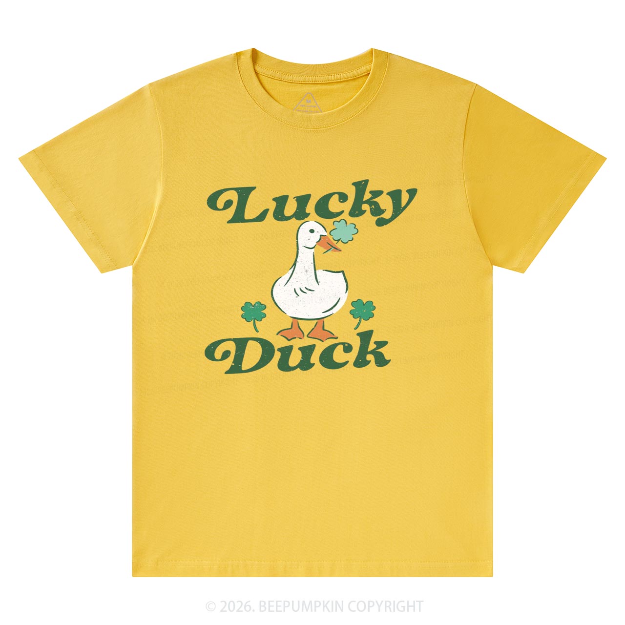 Lucky Duck St Patrick's Day T-Shirts Beepumpkin