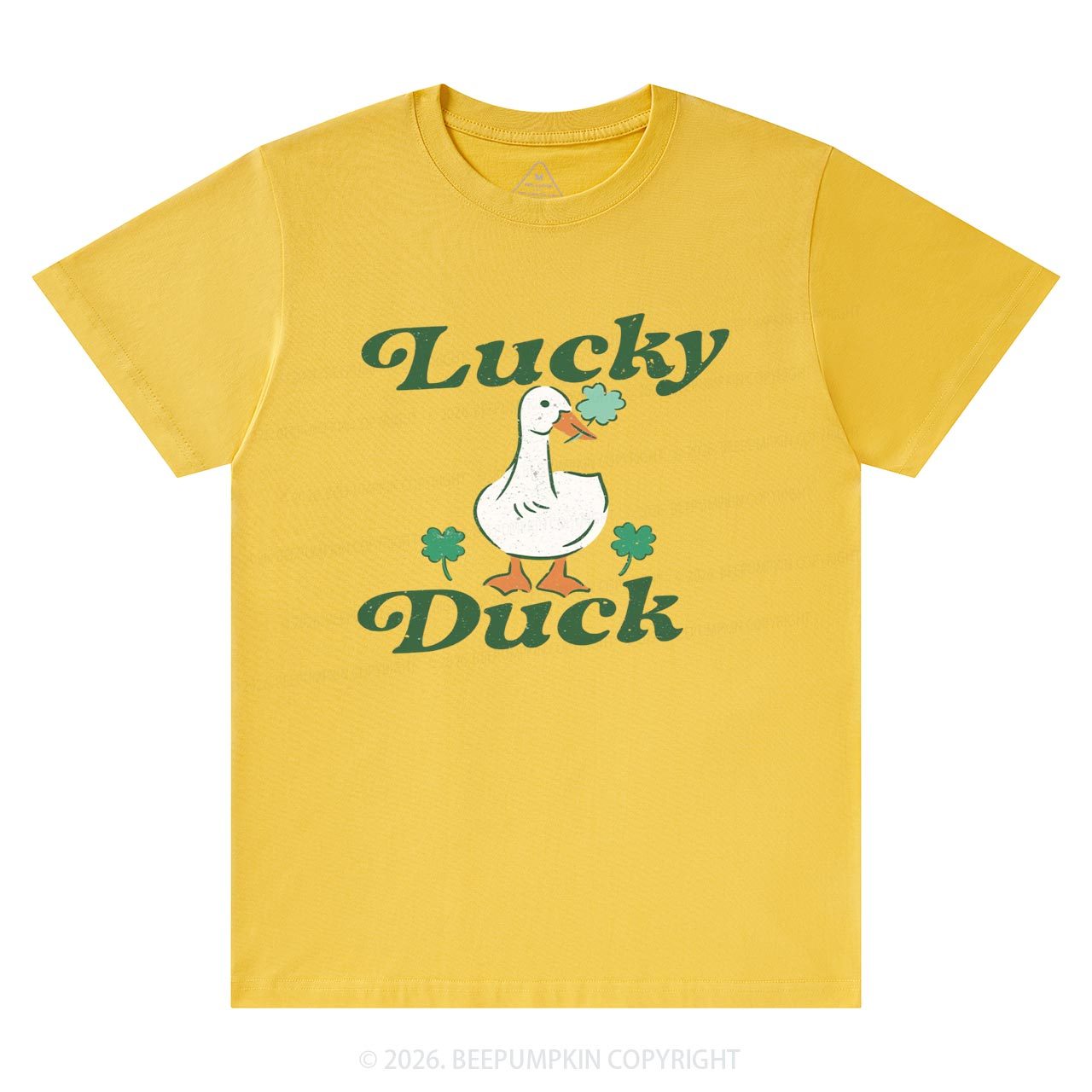 Lucky Duck St Patrick's Day T-Shirts Beepumpkin