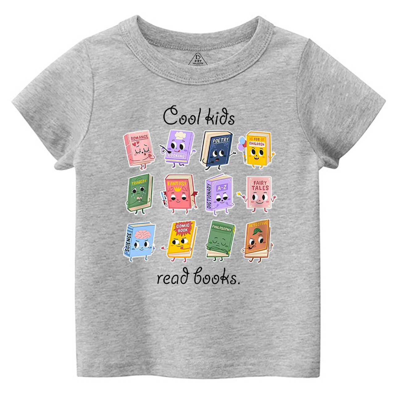 Cool Kids Read Books Toddler&Kid's Tees Beepumpkin