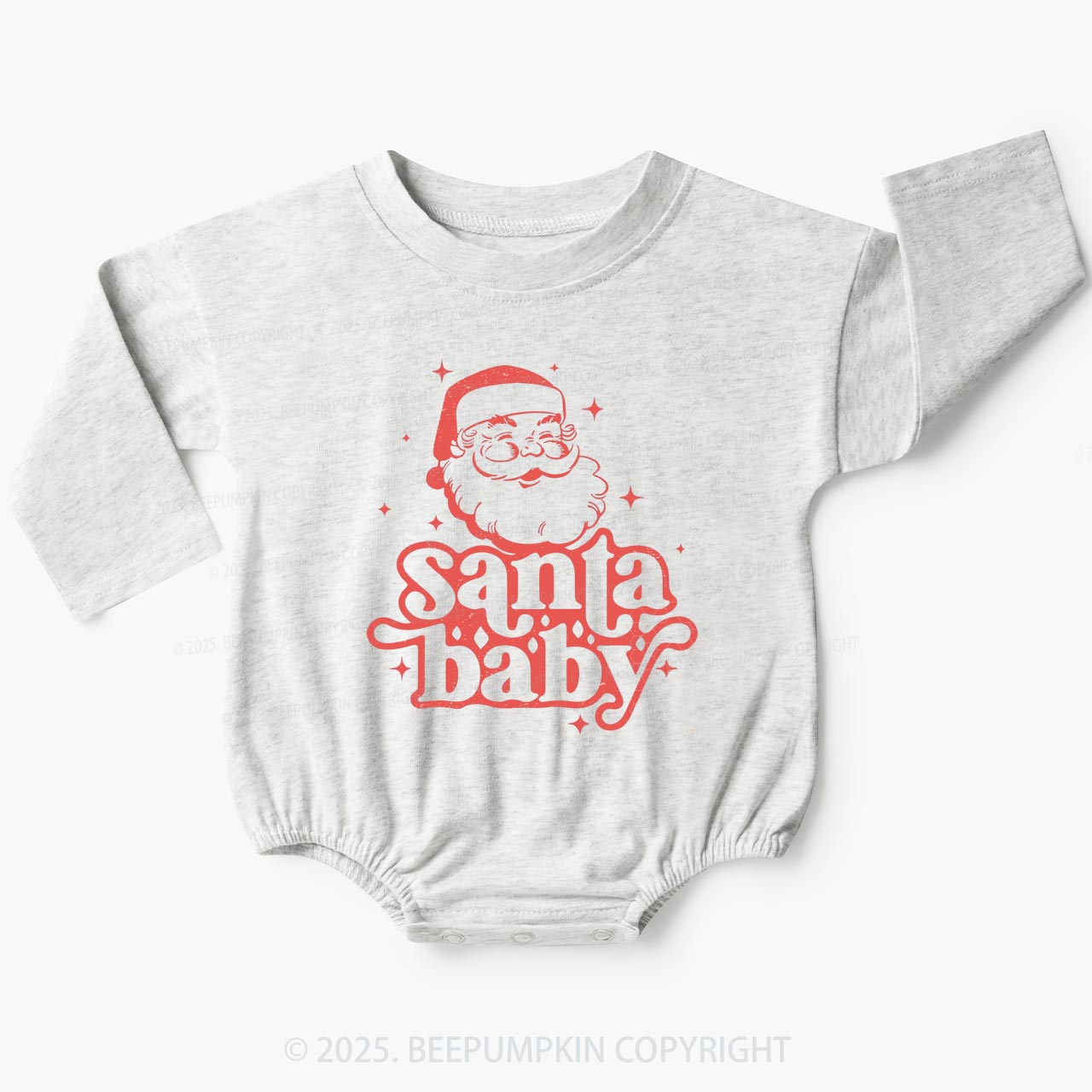 Santa Baby Bubble Romper Beepumpkin