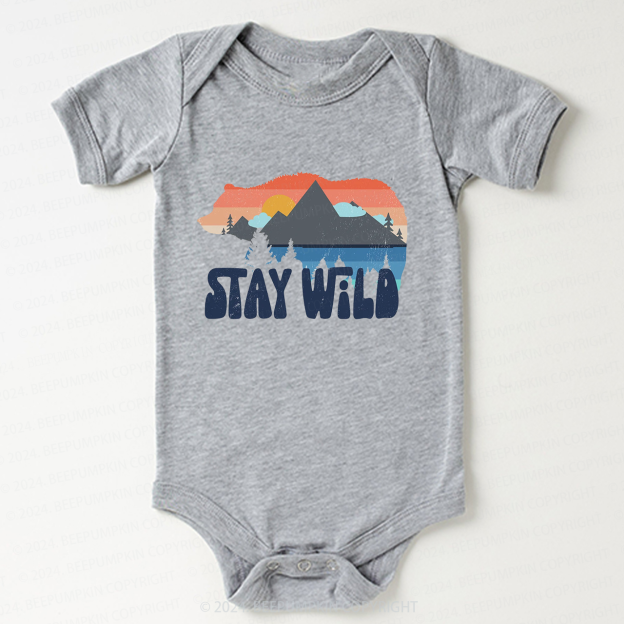 Stay Wild Bodysuit For Baby 