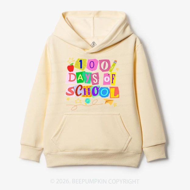 Crafty Classroom 100 Days Edition School Toddler&Kid's Hoodies
