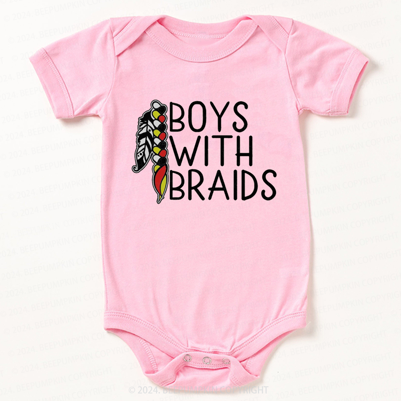Boys With Braids Bodysuit For Baby 7