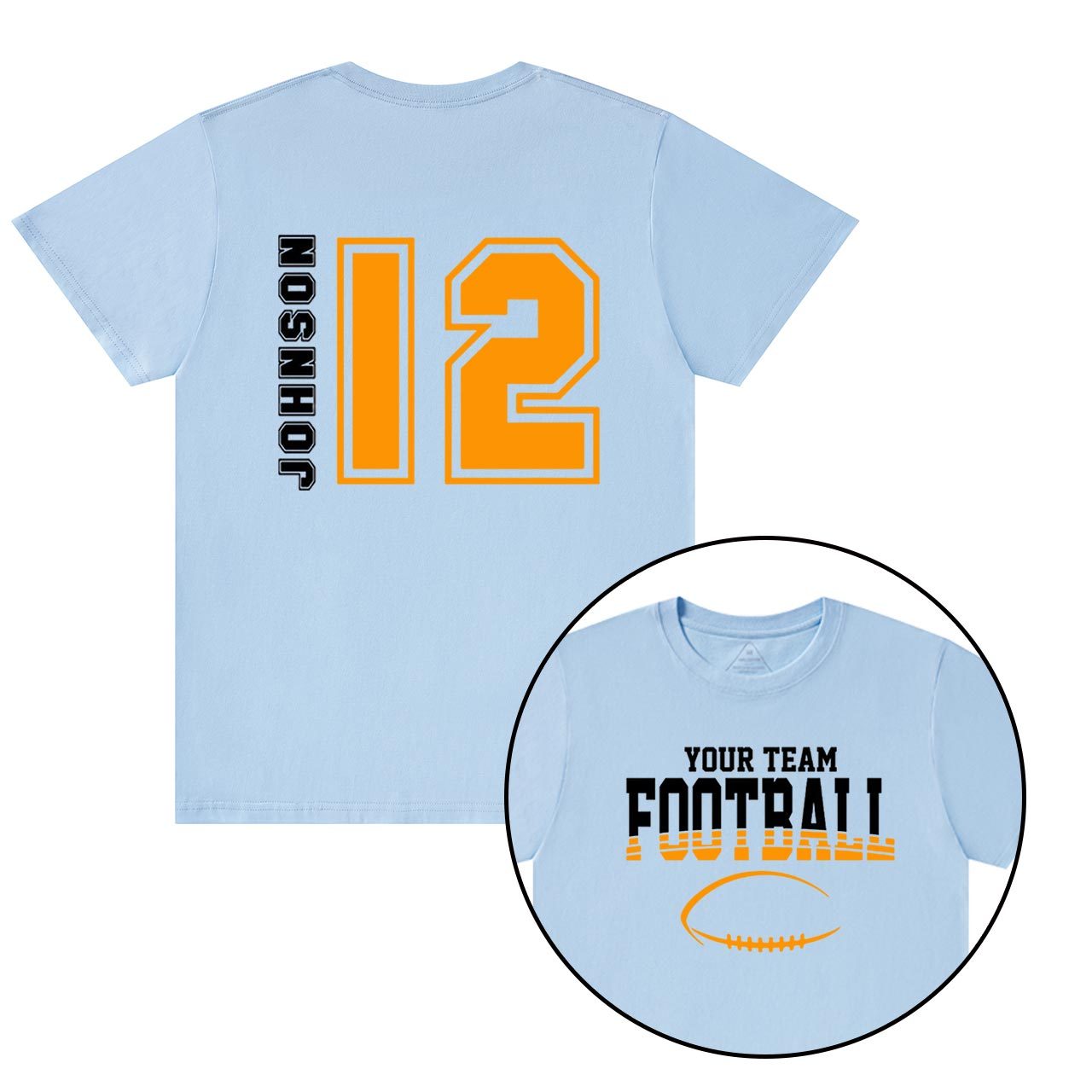 Personalized Football Team Pride T-Shirts Beepumpkin