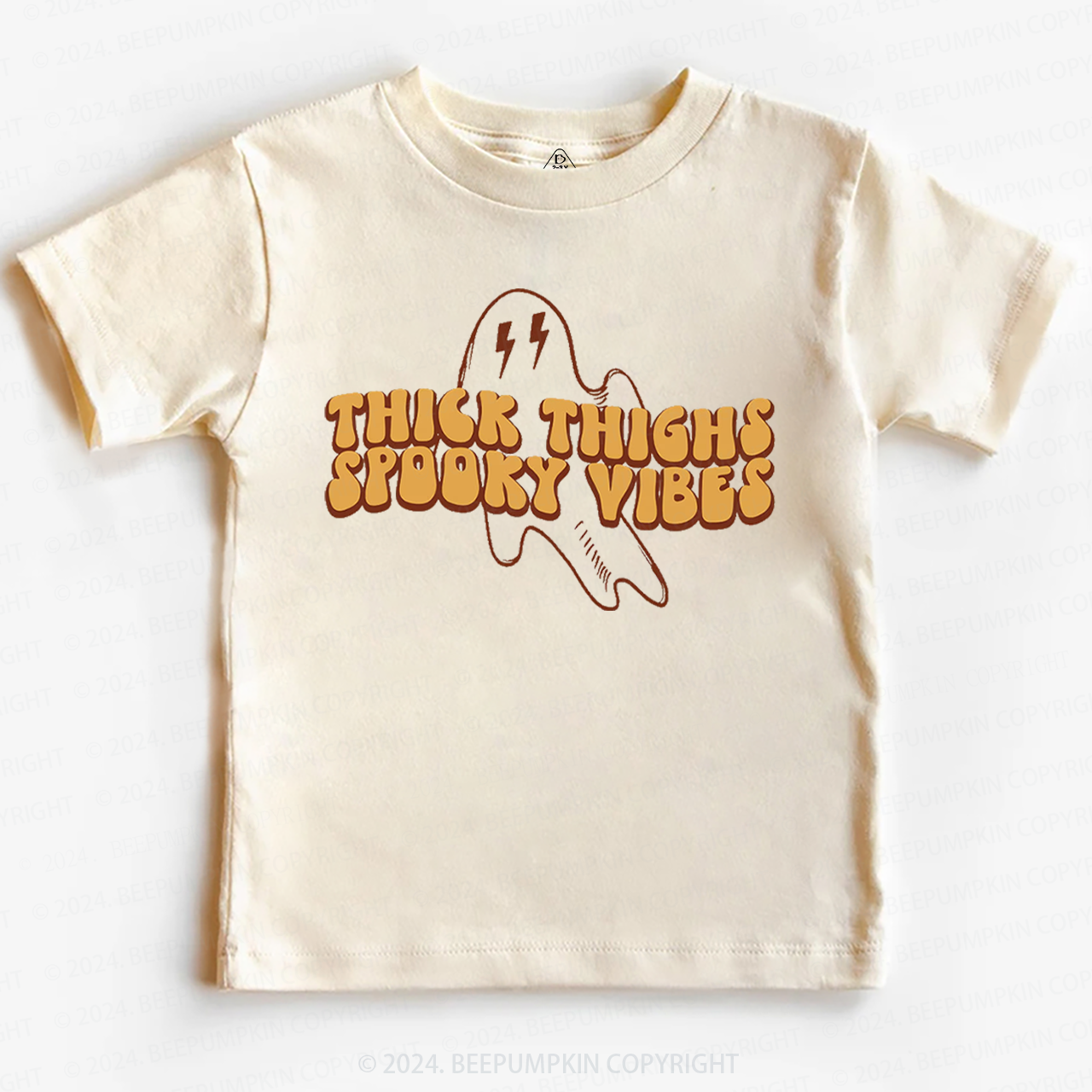 Thick Thighs Spooky Vibes Toddler&Kids Tees 