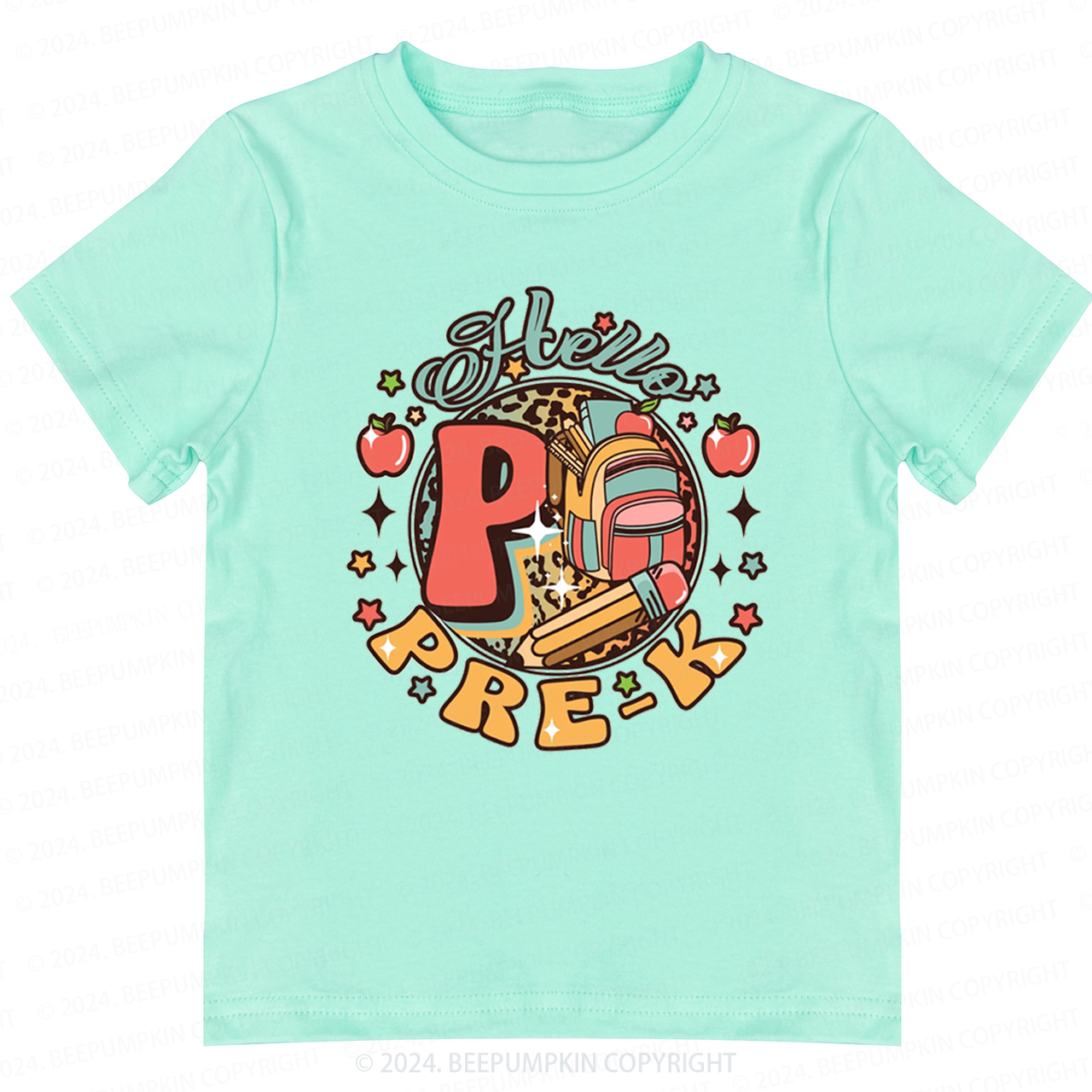 First Day of Pre-K Toddler&Kids Tees 