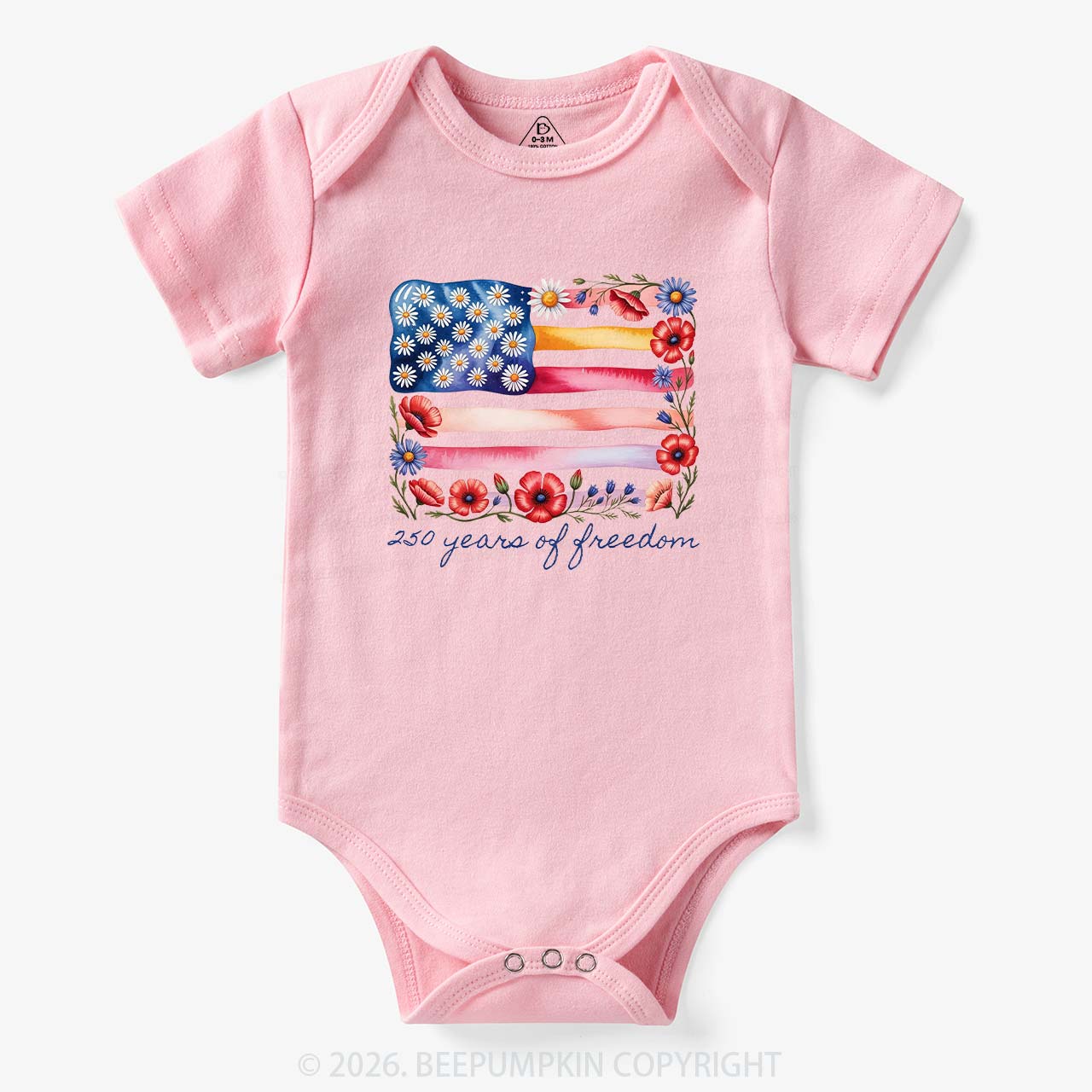 250 Years of Freedom Patriotic Bodysuit