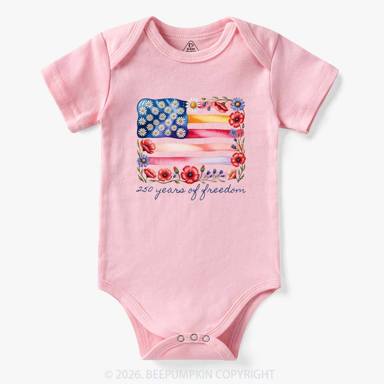 250 Years of Freedom Patriotic Bodysuit
