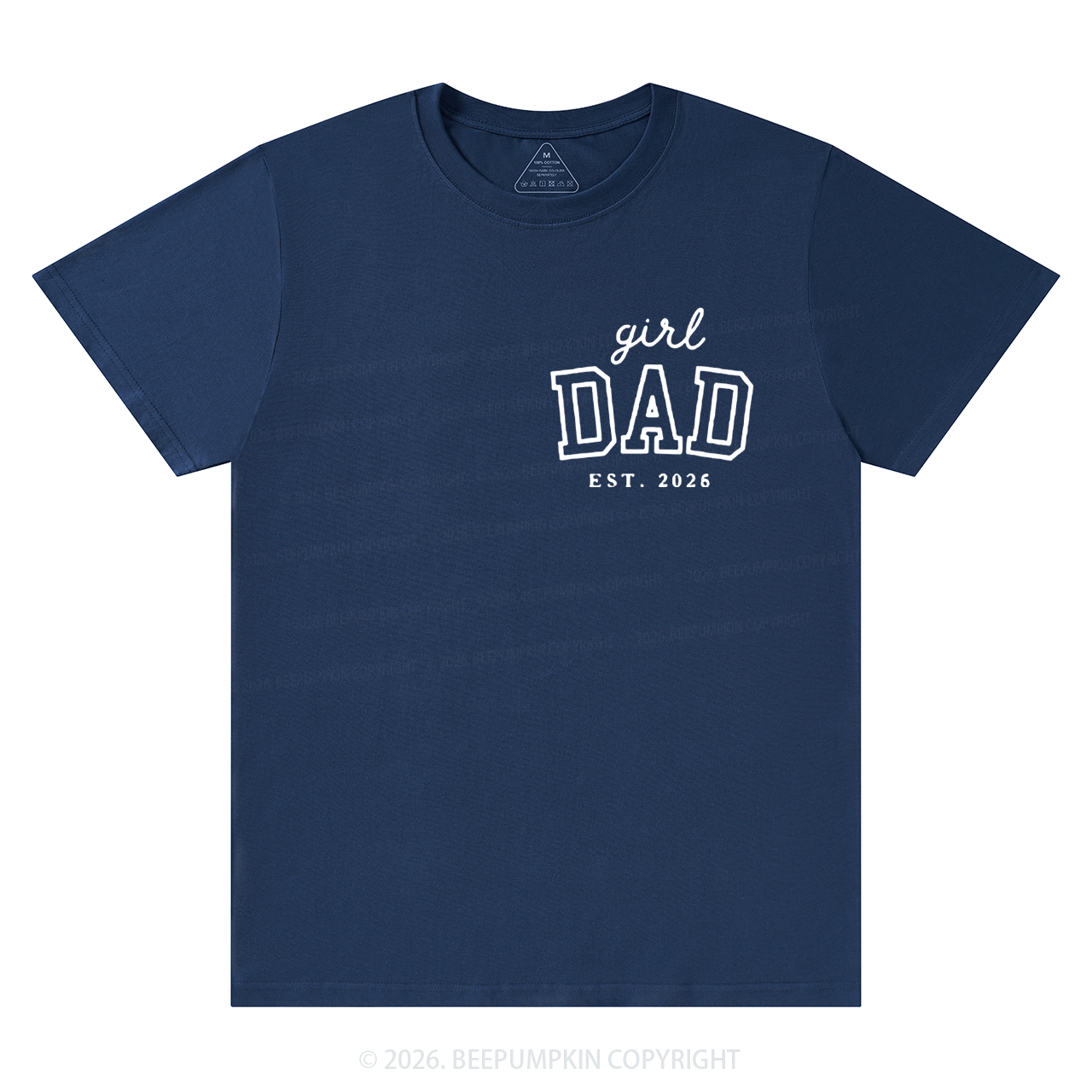 Personalized Girl Dad Est Year T-shirt