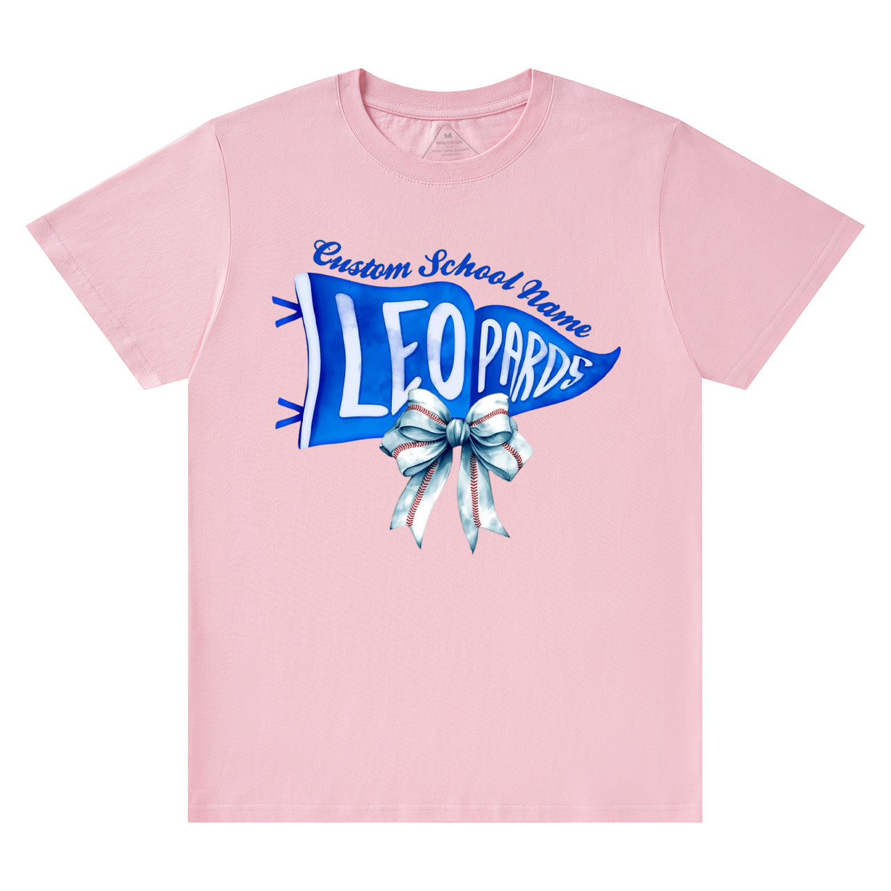 Personalized Mascot Watercolor Pennants Flag T-Shirts Beepumpkin