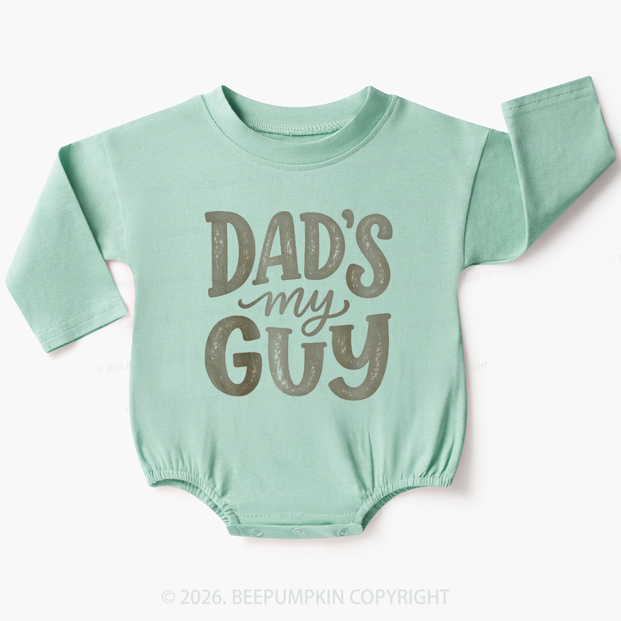 Dad's My Guy-Cute Father's Day Baby Bubble Romper