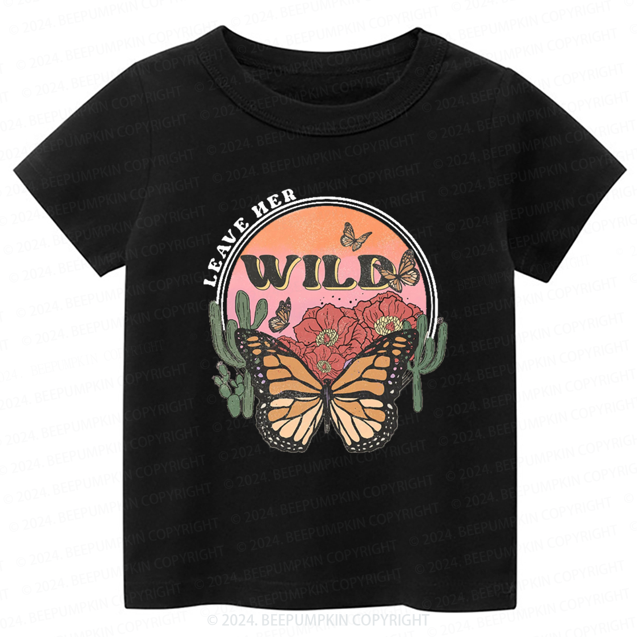 Leave Her Wild Toddler&Kids Tees 