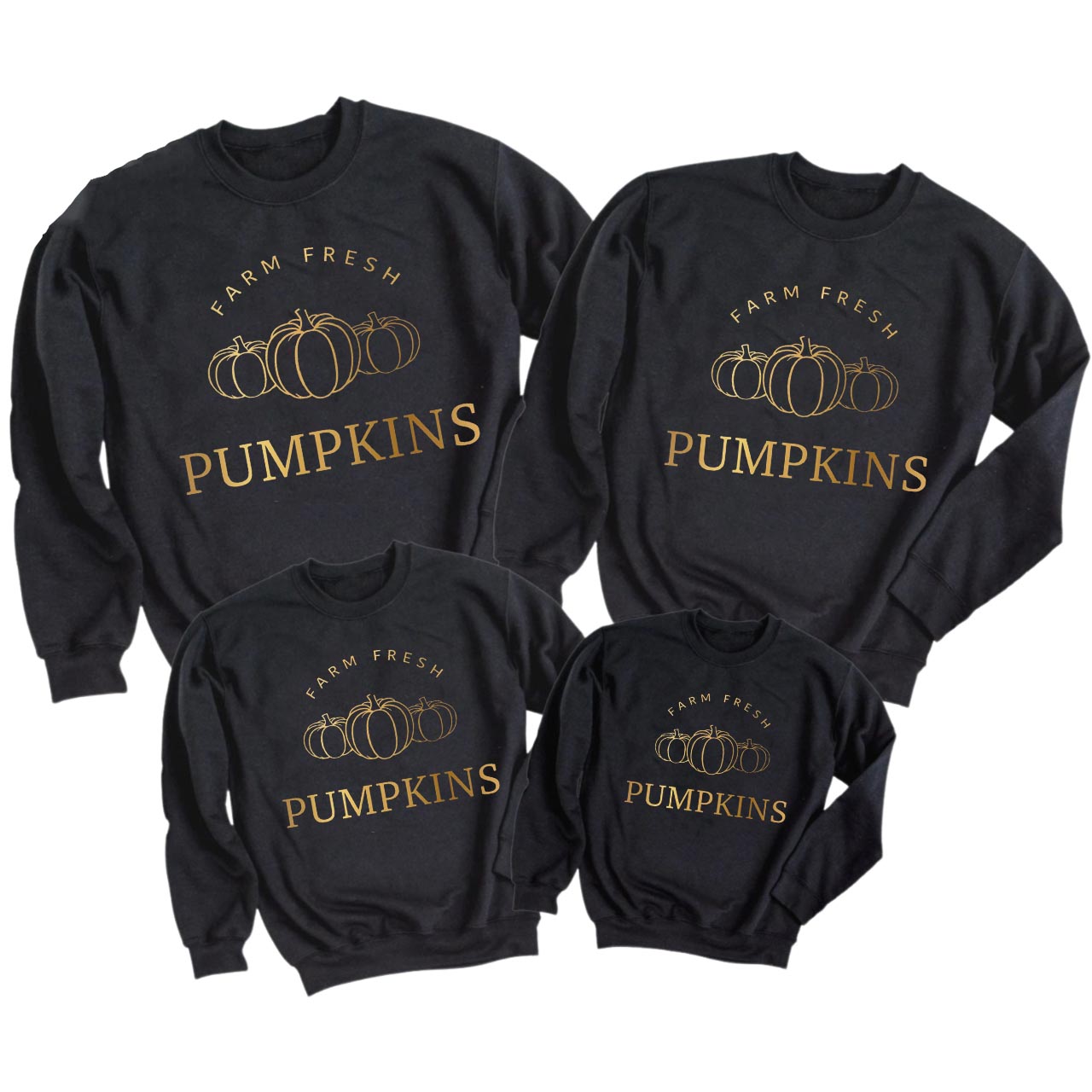 Farm Fresh Pumpkins Fall Sweatshirts