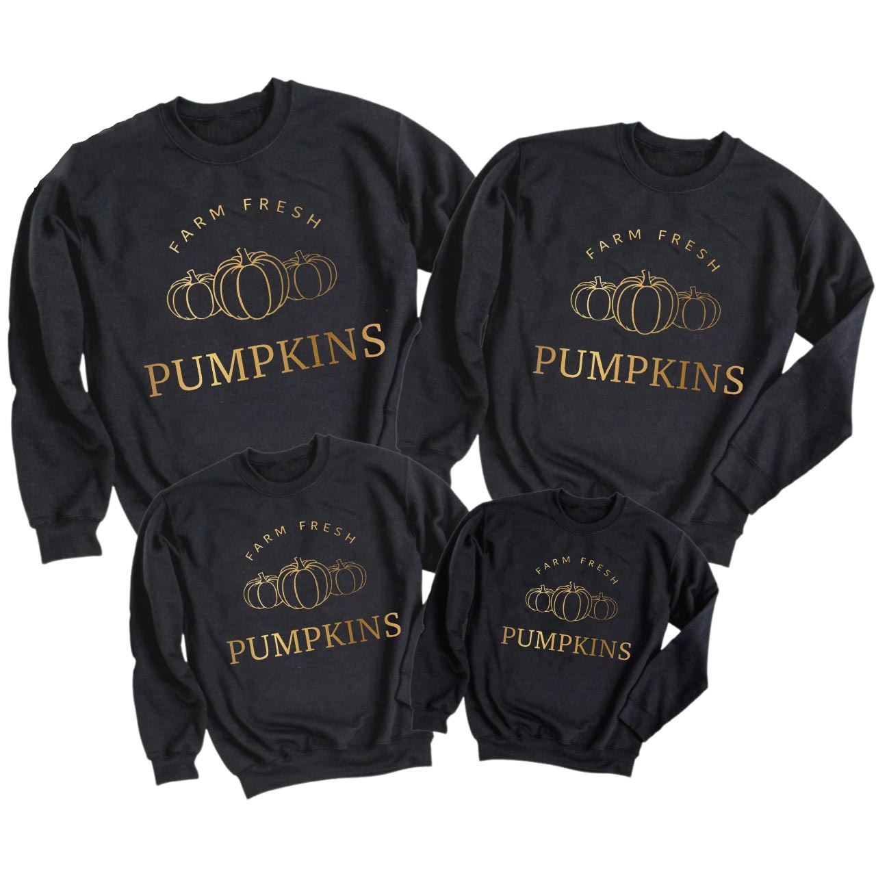 Farm Fresh Pumpkins Fall Sweatshirts
