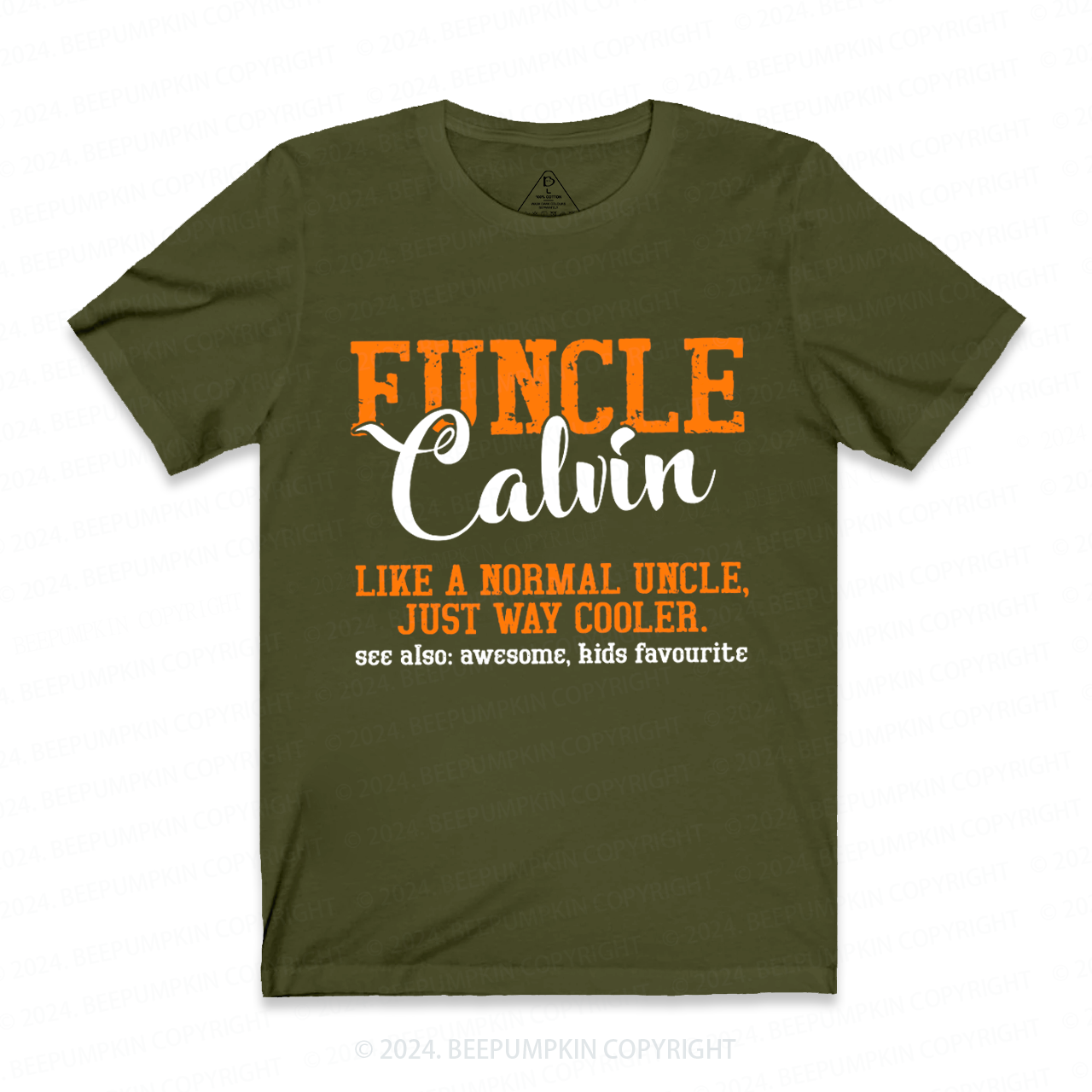 Personalized Like A Normal Uncle Just Way Cooler Uncle Shirt