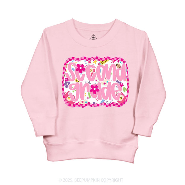 Personalized Pink School Magic Kid's Sweatshirt