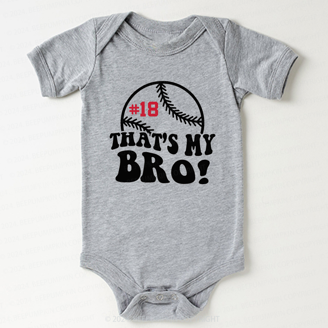 Personalized That's My Bro Bodysuit For Baby 