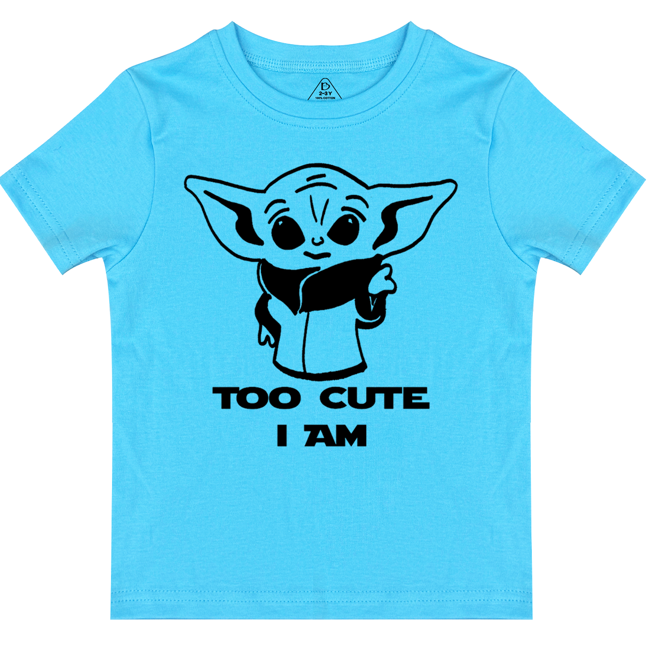 Too Cute I Am Baby Yoda Toddler&Kid's Tees Beepumpkin