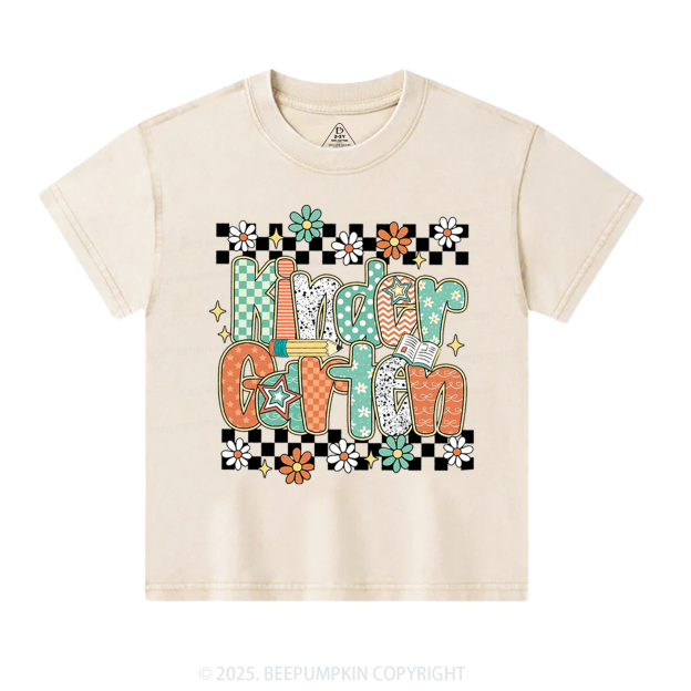 Personalized Grade Blossoms Toddler&Kids Washed Tees