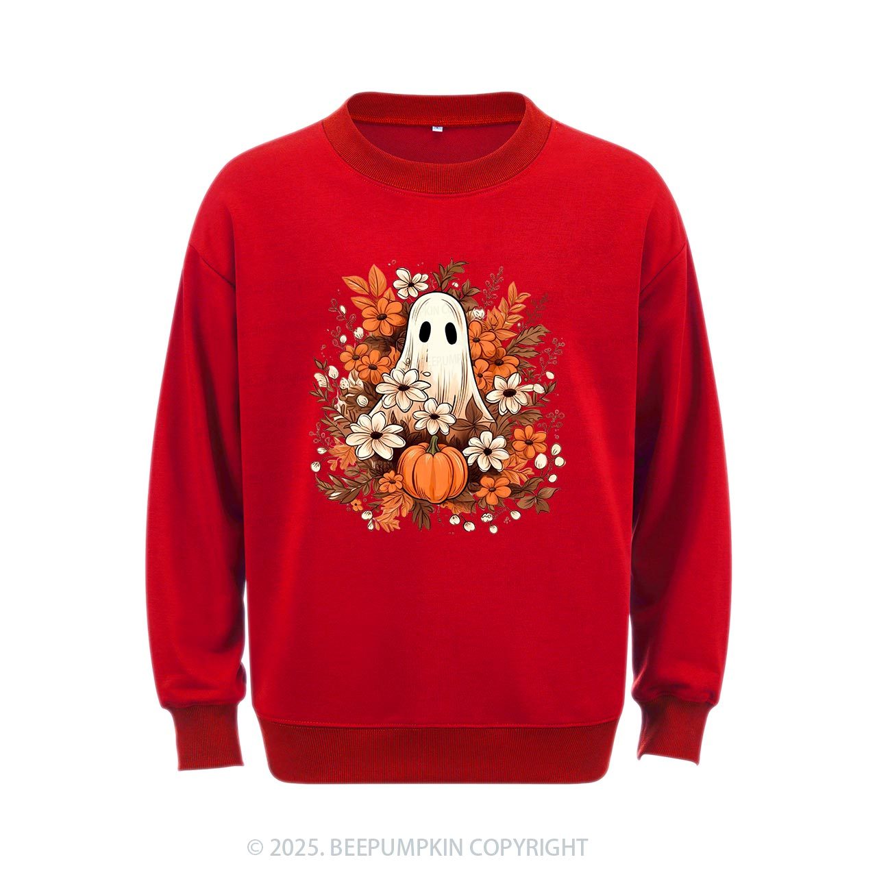 Watercolor Spooky Ghost Sweatshirt Beepumpkin