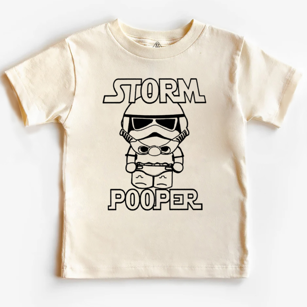 Storm Pooper Toddler&Kid's Tees Beepumpkin 7
