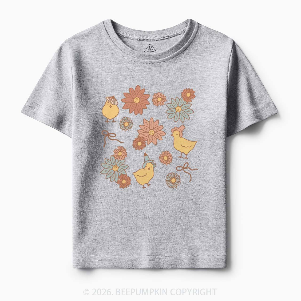 Farm Flower Chicks Toddler&Kid's Tees