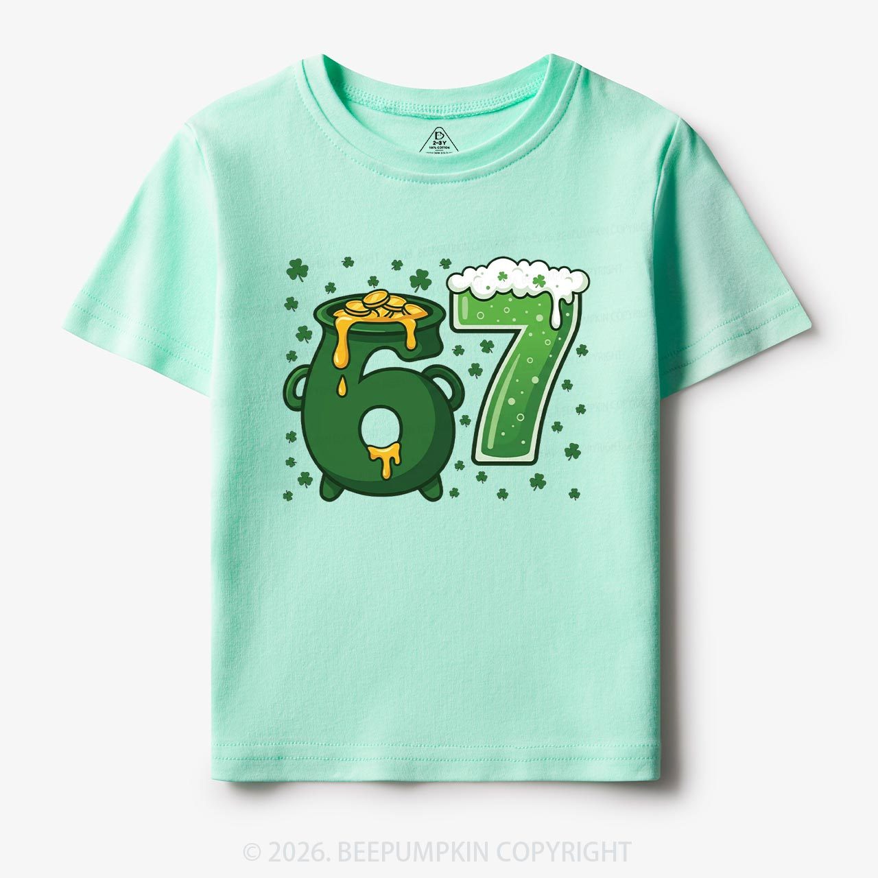 Six Seven St Patrick's Day Toddler&Kid's Tees Beepumpkin