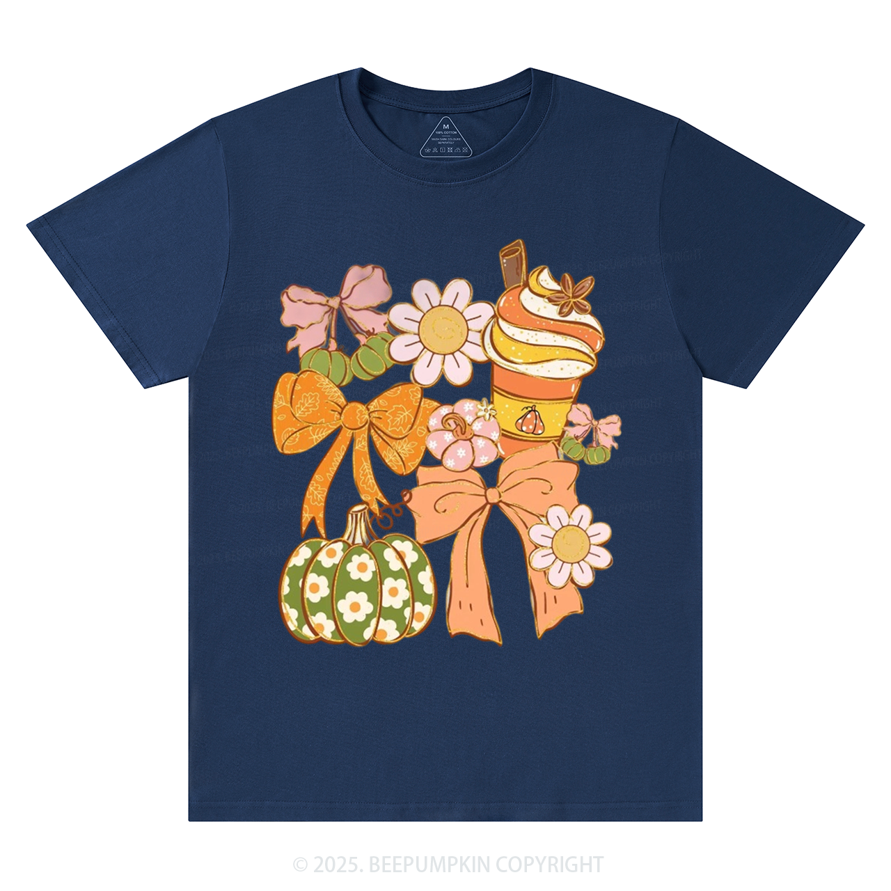Fall Pumpkin Coquette Fall T-Shirts Beepumpkin 