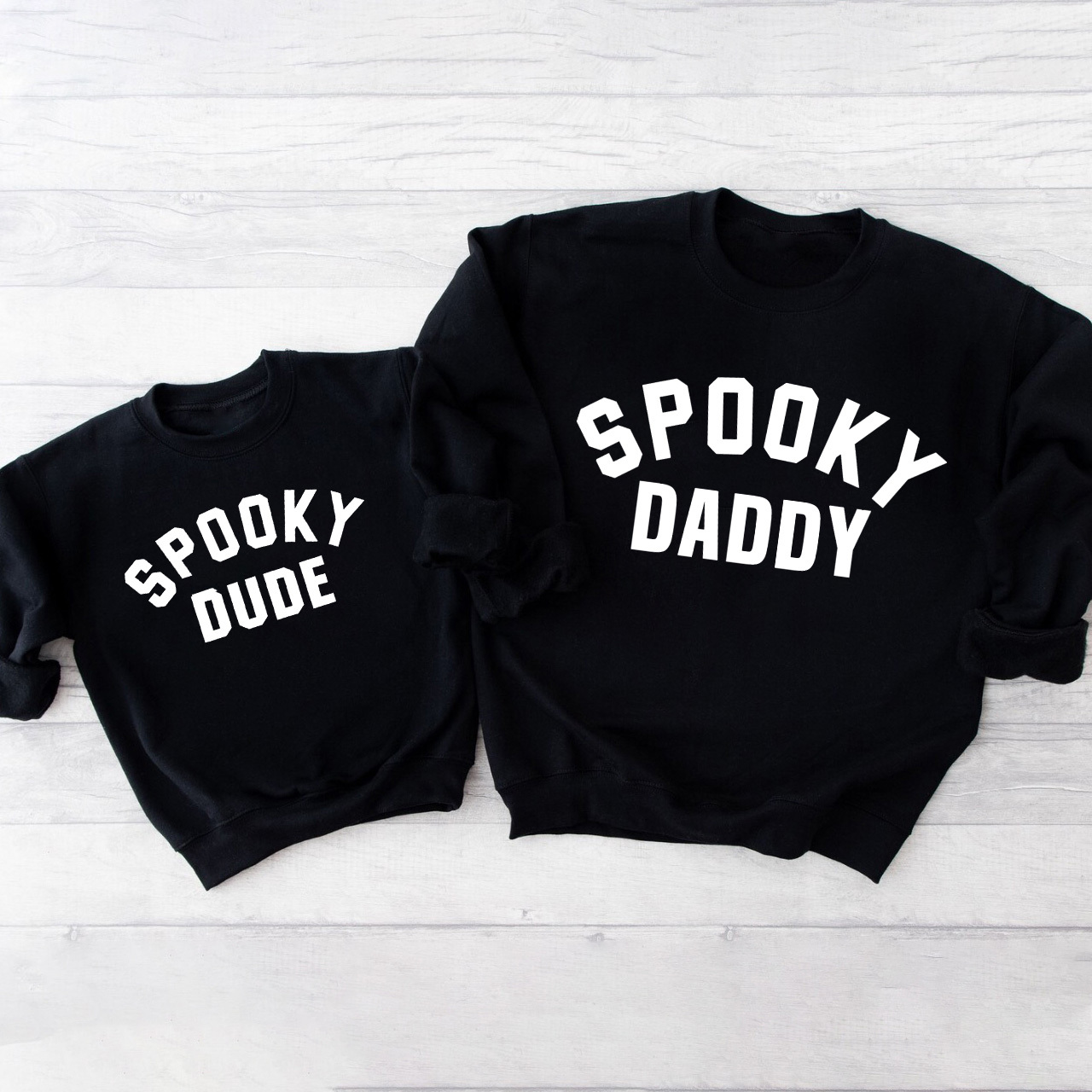 Spooky Squad Halloween Matching Sweatshirts For Family