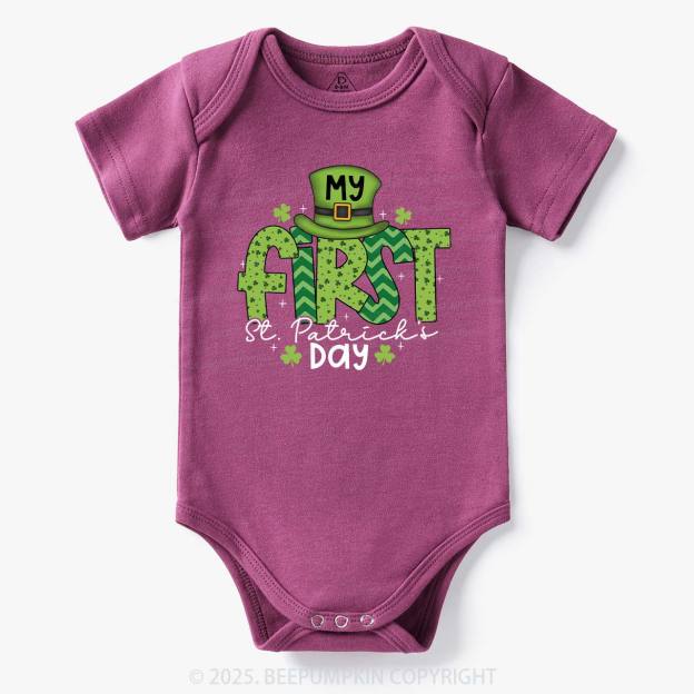 Baby’s First Luck St. Patrick's Day Bodysuit Beepumpkin