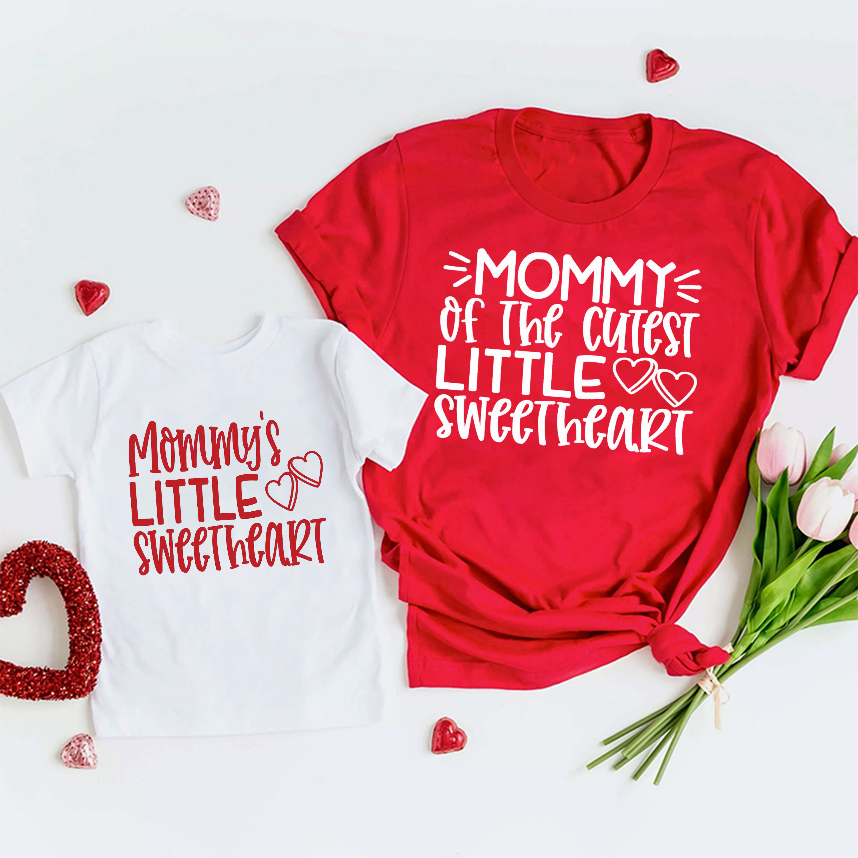 Mommy's Little Sweetheart Mom&Me Shirt