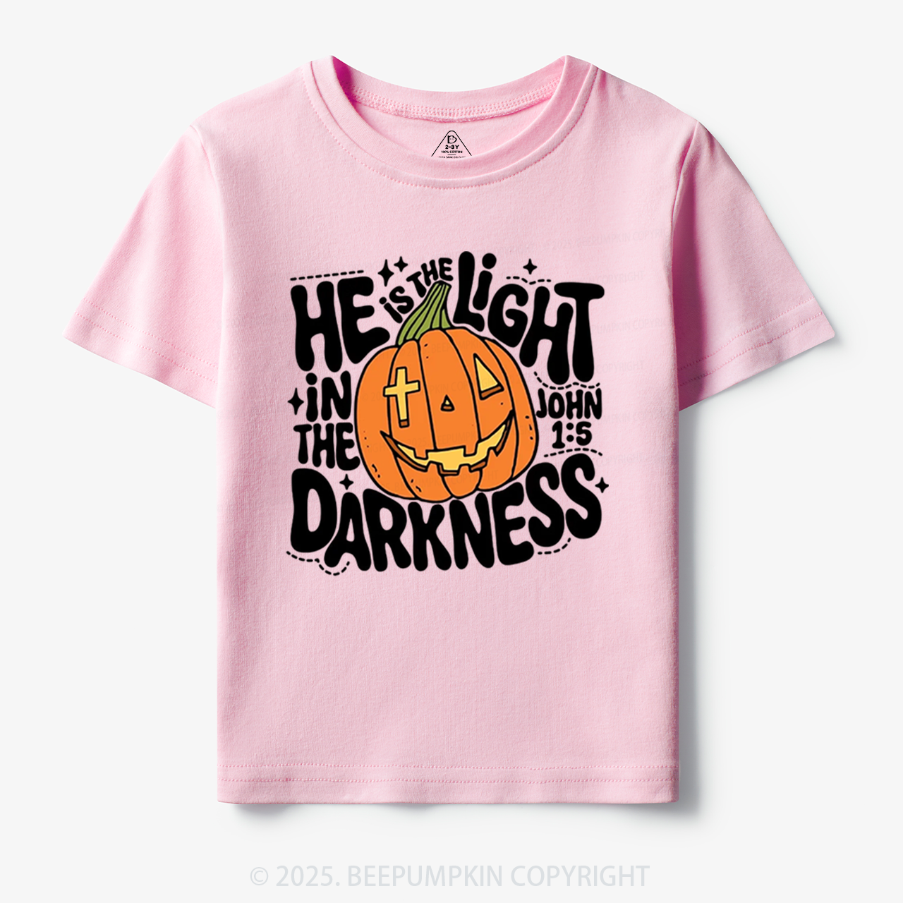 He Is The Light In The Dark Toddler&Kid's Tees Beepumpkin