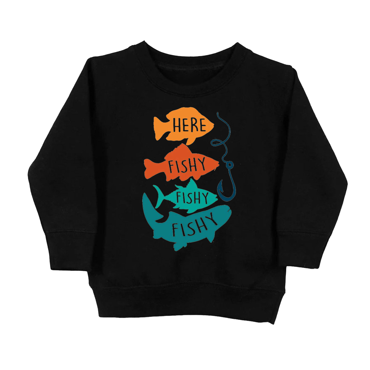 Retro Fishing Kids Sweatshirt