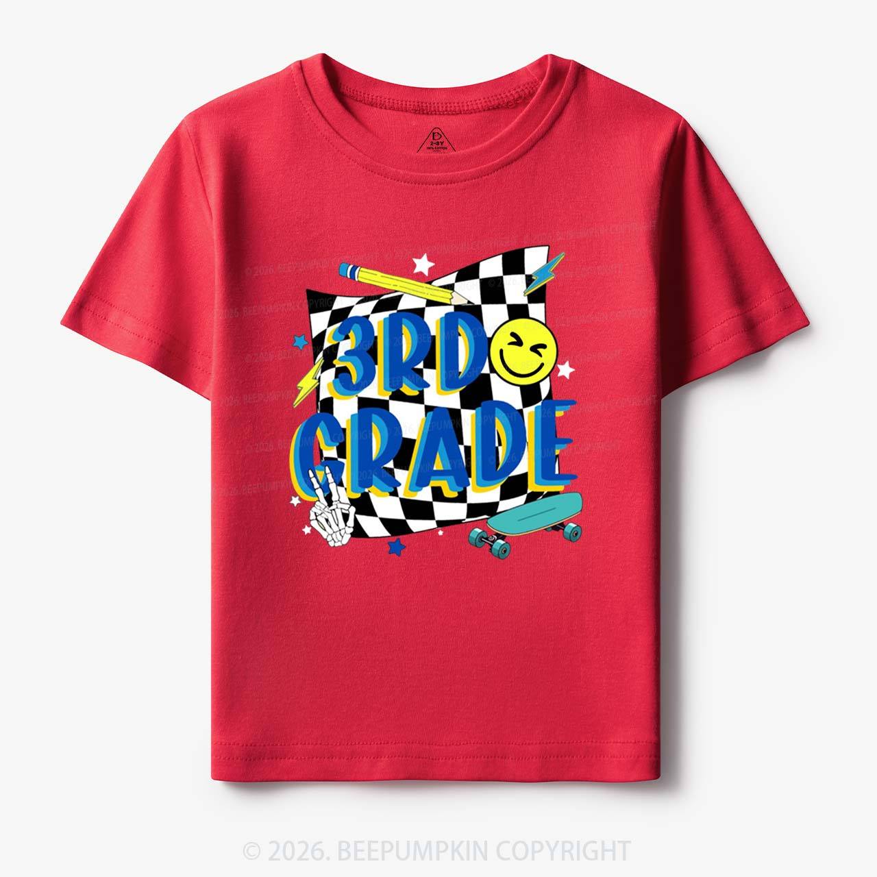 Personalized Cool Skateboard Lightning Back to School Toddler&Kid's Tees