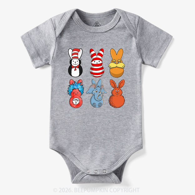 Storybook Bunny Tumbler Baby Bodysuit